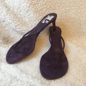 Ralph Lauren suede heels